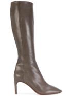 David Beauciel Dora Calf Length Boots - Grey