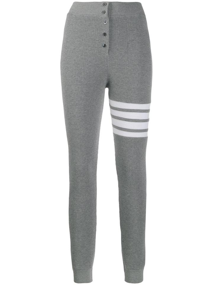 Thom Browne 4-stripes Print Track Pants - Grey