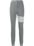Thom Browne 4-stripes Print Track Pants - Grey