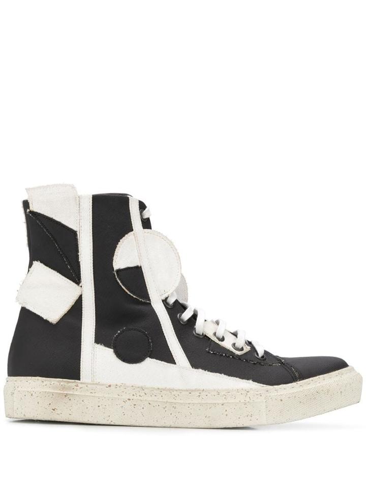 Rombaut Object Cubic Hi-top Sneakers - Black