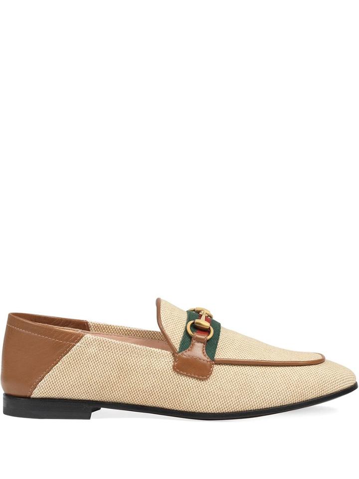 Gucci Horsebit Moccasins - Brown