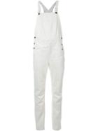 Ksubi Classic Straps Buttoning Jumpsuit, Women's, Size: S, White, Cotton