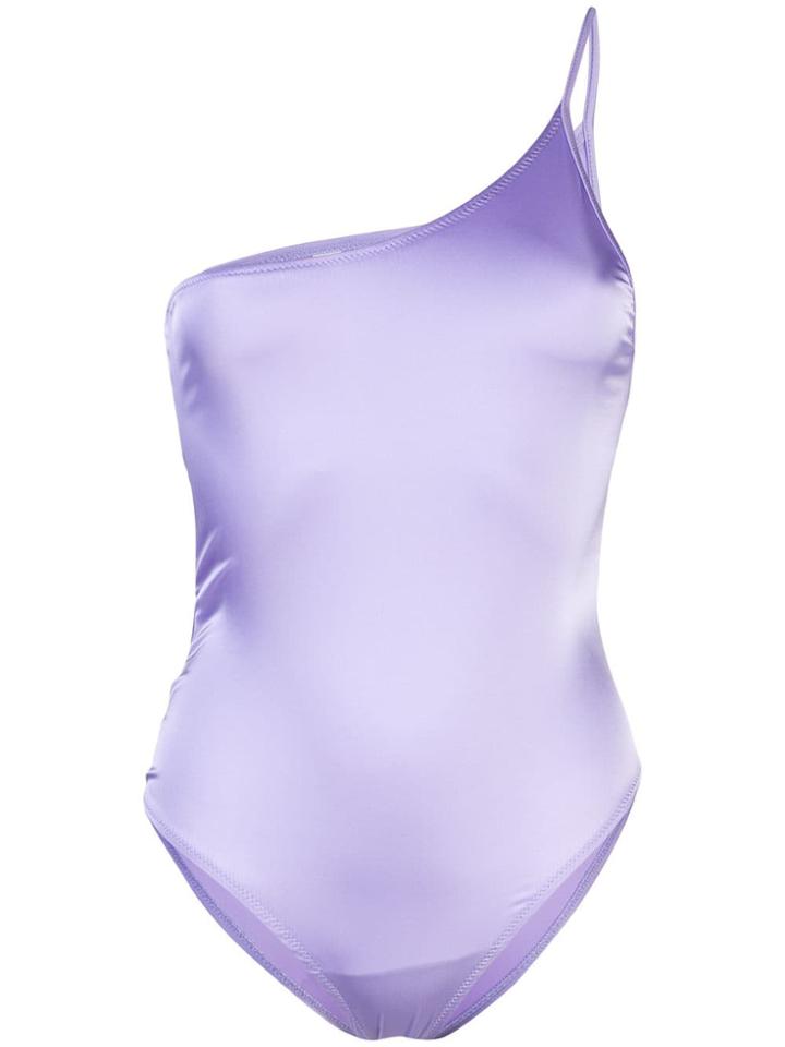 Fantabody One-shoulder Swimsuit - Purple