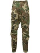 R13 - Camouflage Cropped Trousers - Men - Cotton - 29, Green, Cotton