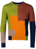 Santoni Colour Blocked Jumper - Multicolour