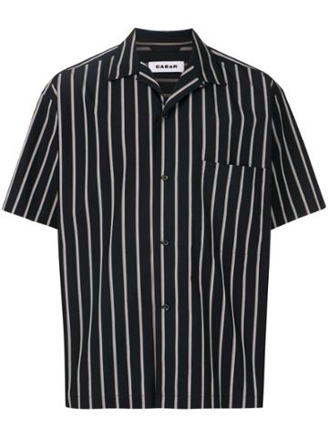 Caban Striped Shirt - Black