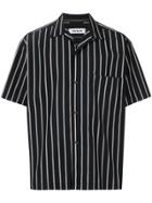 Caban Striped Shirt - Black