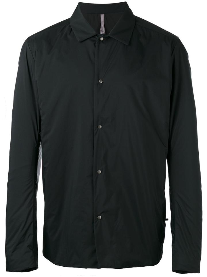 Arc'teryx Veilance Snap Fastening Shirt Jacket, Men's, Size: Xl, Black, Nylon/polyester