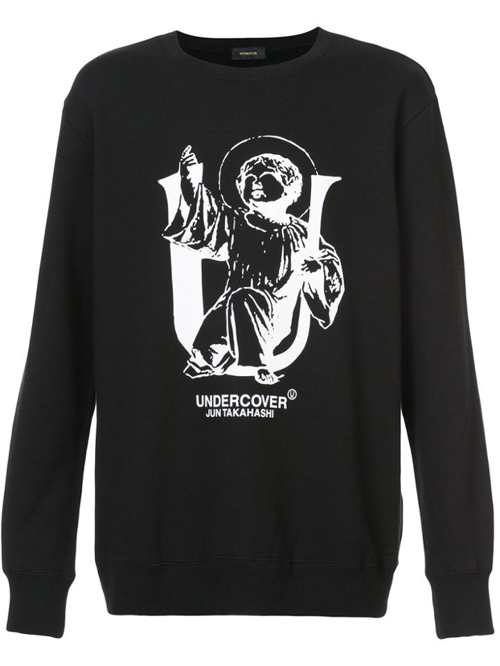 Undercover Logo Printed Sweatshirt - Black