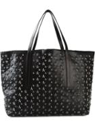 Jimmy Choo Pimlico Tote, Men's, Black, Calf Leather/metal Other