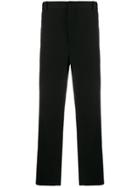 Ann Demeulemeester Plain Straight Trousers - Black