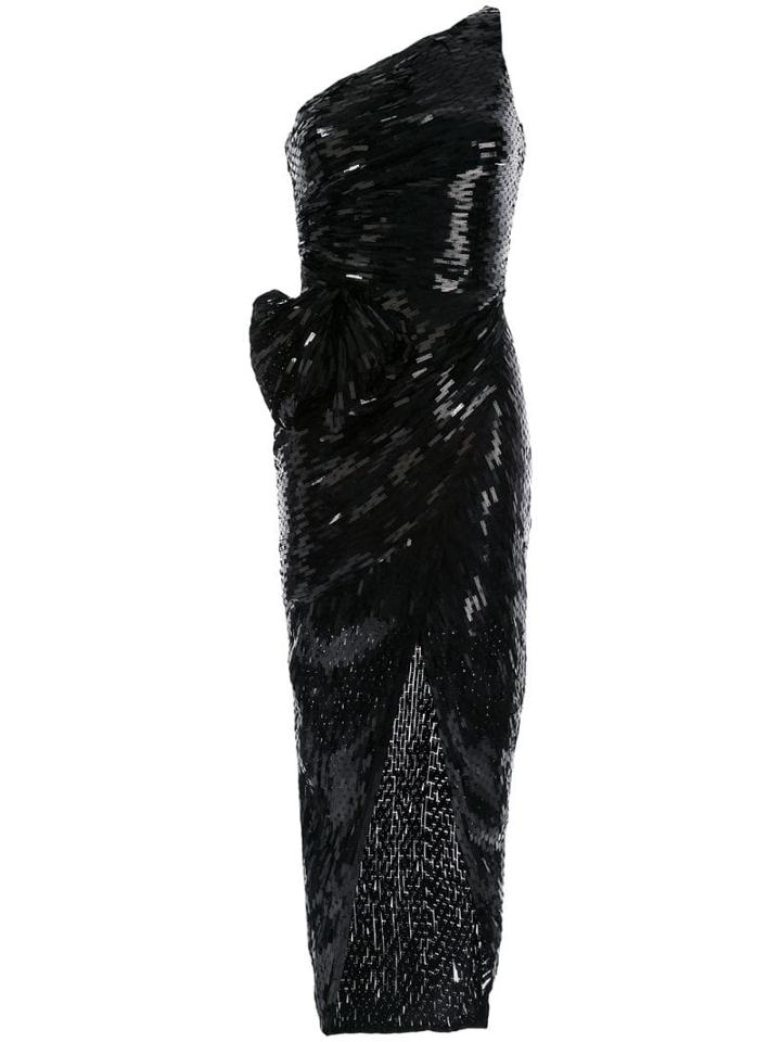 Rachel Gilbert Lilika Sequin Gown - Black