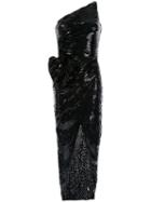 Rachel Gilbert Lilika Sequin Gown - Black
