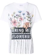 Red Valentino Bring Me Flowers T-shirt - White