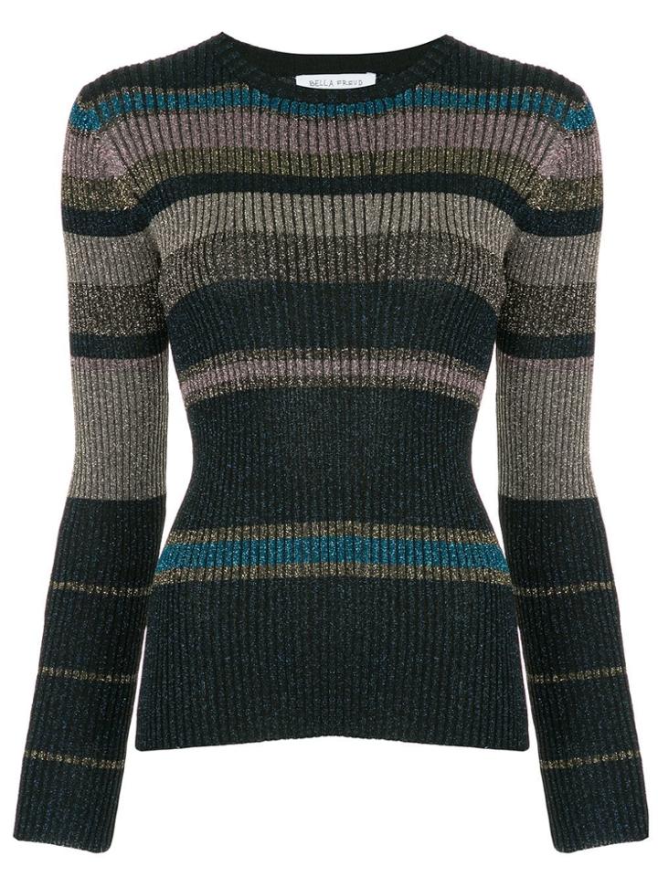 Bella Freud Joan Didion Stripe Knitted Sweater - Multicolour