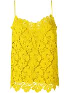 Ermanno Scervino Lace Top - Yellow