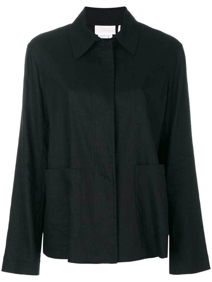 Dkny Classic Draped Fitted Jacket - Black