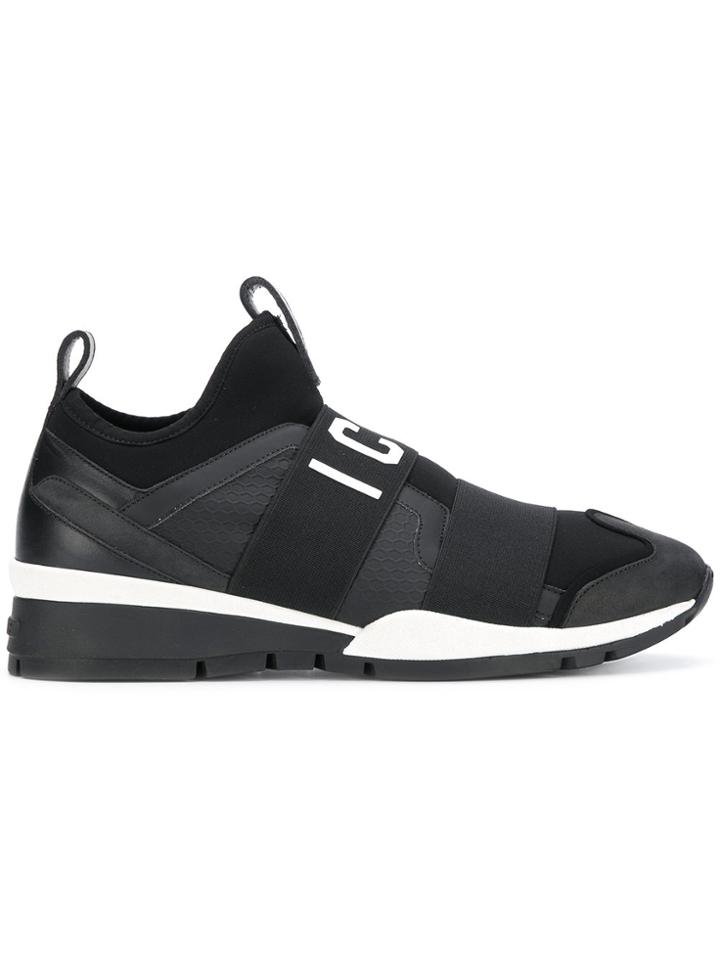Dsquared2 Icon Panelled Sneakers - Black