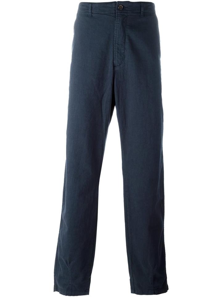 Universal Works Tapered Trousers, Men's, Size: 28, Blue, Cotton/spandex/elastane/wool