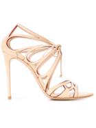 Casadei Cut-out Tie Sandals