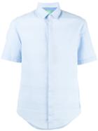 Boss Hugo Boss - Shortsleeved Shirt - Men - Cotton - L, Blue, Cotton