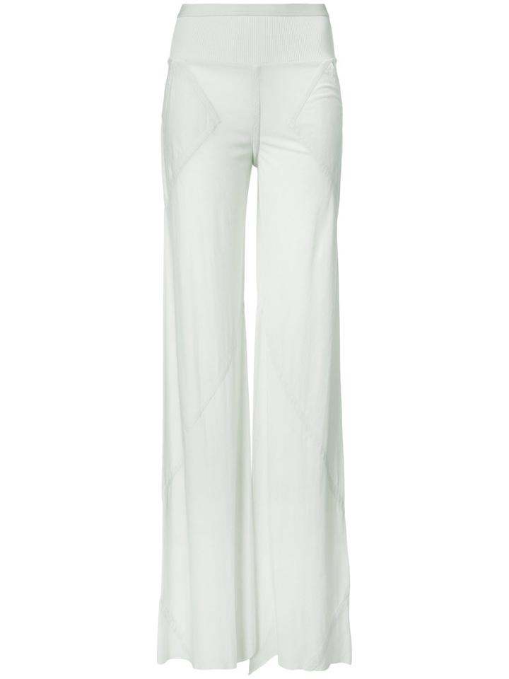 Rick Owens Lilies - Panelled Pocket Trousers - Women - Cotton/polyamide/viscose - 40, Green, Cotton/polyamide/viscose