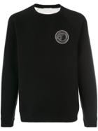 Versace Collection Logo Patch Sweatshirt - Black