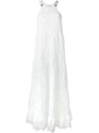 Giamba - Lace Maxi Dress - Women - Cotton/polyamide/polyester - 40, Women's, White, Cotton/polyamide/polyester