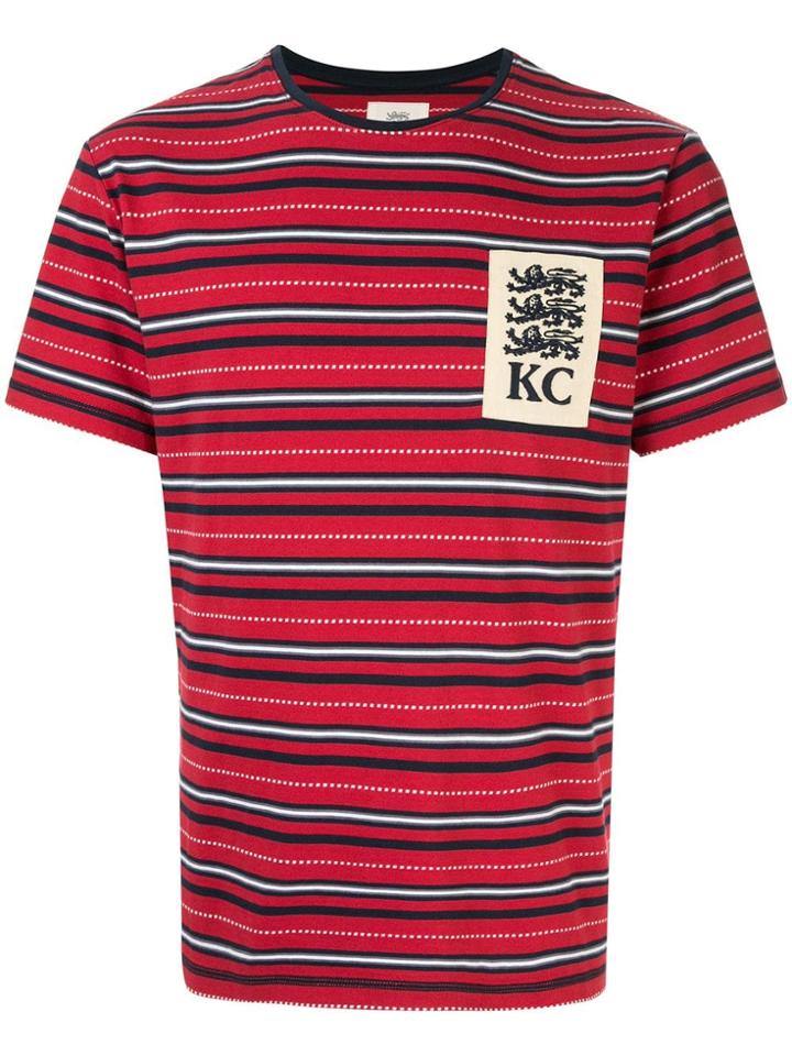 Kent & Curwen Haim Lions Patch T-shirt - Red