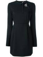 No21 Jewel-embellished Dress, Women's, Size: 42, Black, Viscose/polyamide/spandex/elastane/metal (other)