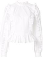 Jw Anderson Ruffle Trim Blouse - White