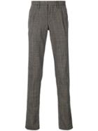 Incotex Skinny Tweed Trousers - Brown