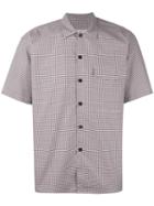 Ami Alexandre Mattiussi Short Sleeve Camp Collar Shirt, Men's, Size: 39, Red, Cotton