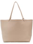 The Row Pebbled Texture Tote - Neutrals