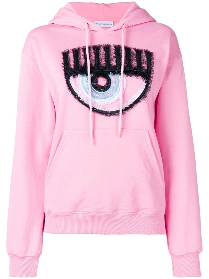 Chiara Ferragni Signature Eye Hoodie - Pink