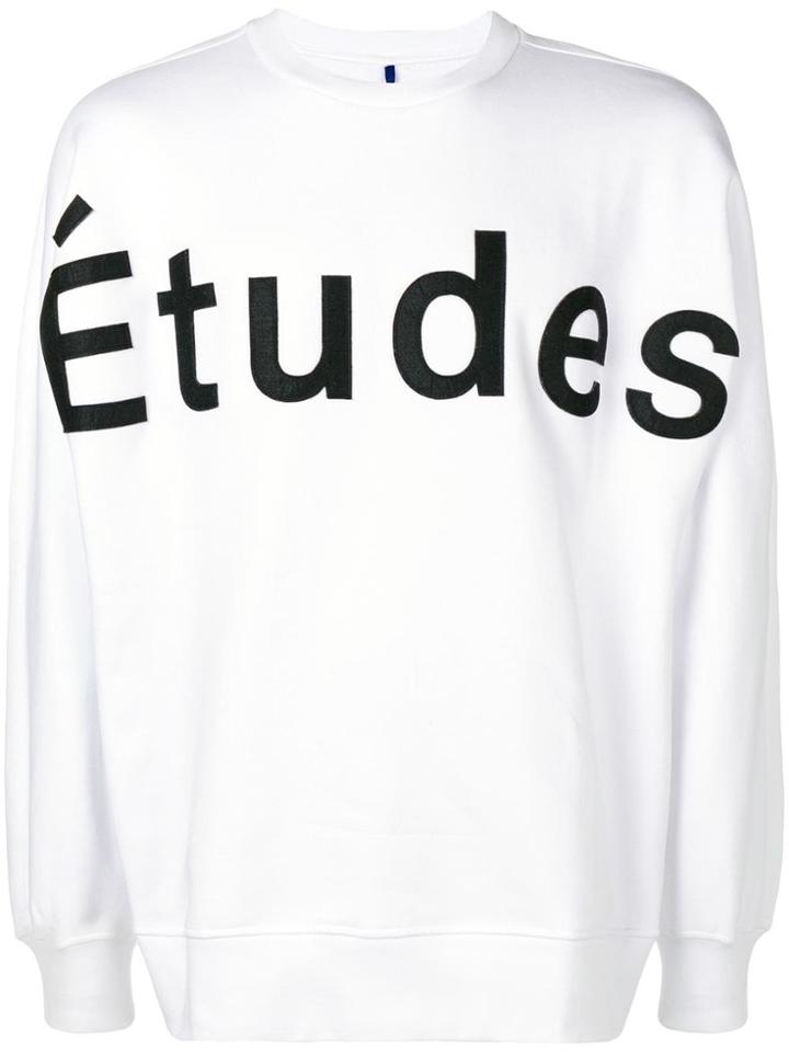 Études Logo Sweatshirt - White
