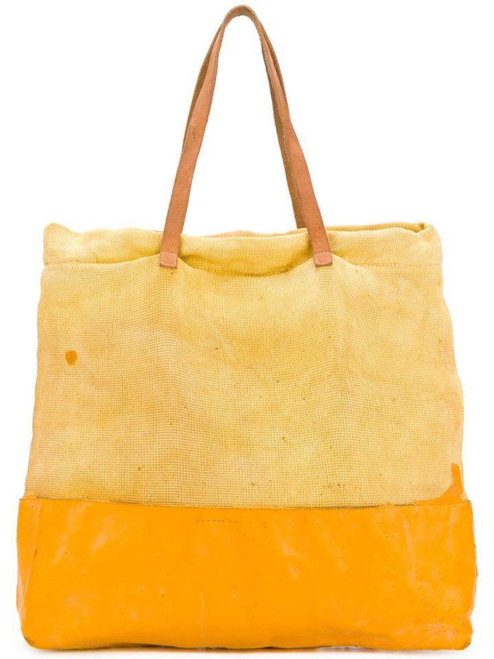 Cecchi De Rossi Beach Shopper Tote - Yellow & Orange