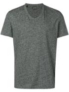 Tom Ford Basic V-neck T-shirt - Grey