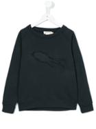 Andorine Frayed Patch Sweatchirt, Toddler Boy's, Size: 3 Yrs, Grey
