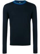 Ps By Paul Smith - Crew Neck Jumper - Men - Nylon/merino - S, Blue, Nylon/merino