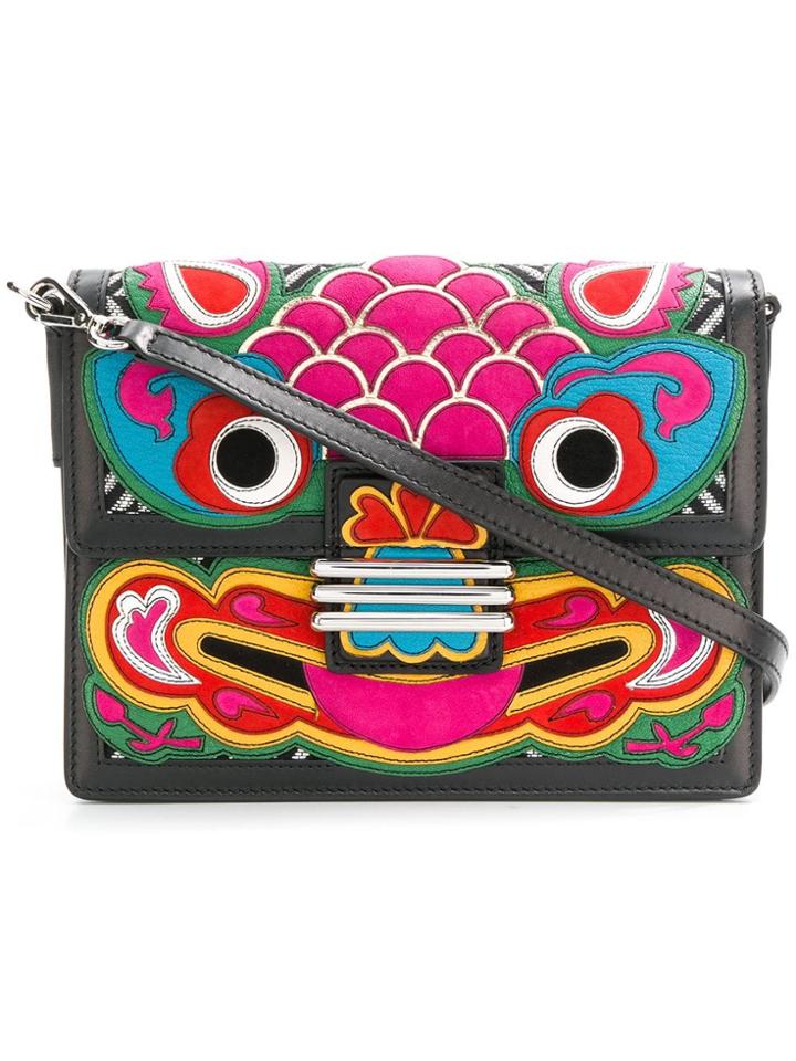 Etro Chinese Mask Rainbow Crossbody - Black