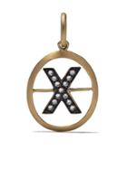 Annoushka 18ct Gold Diamond Initial X Necklace - 18ct Yellow Gold