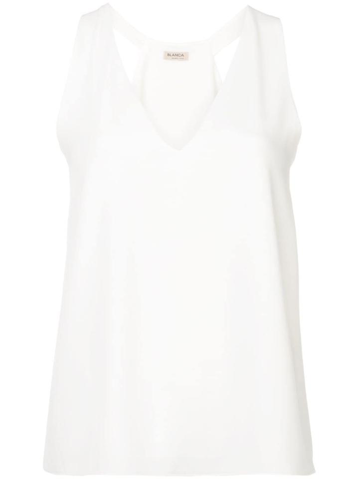 Blanca Racer Back Vest - White