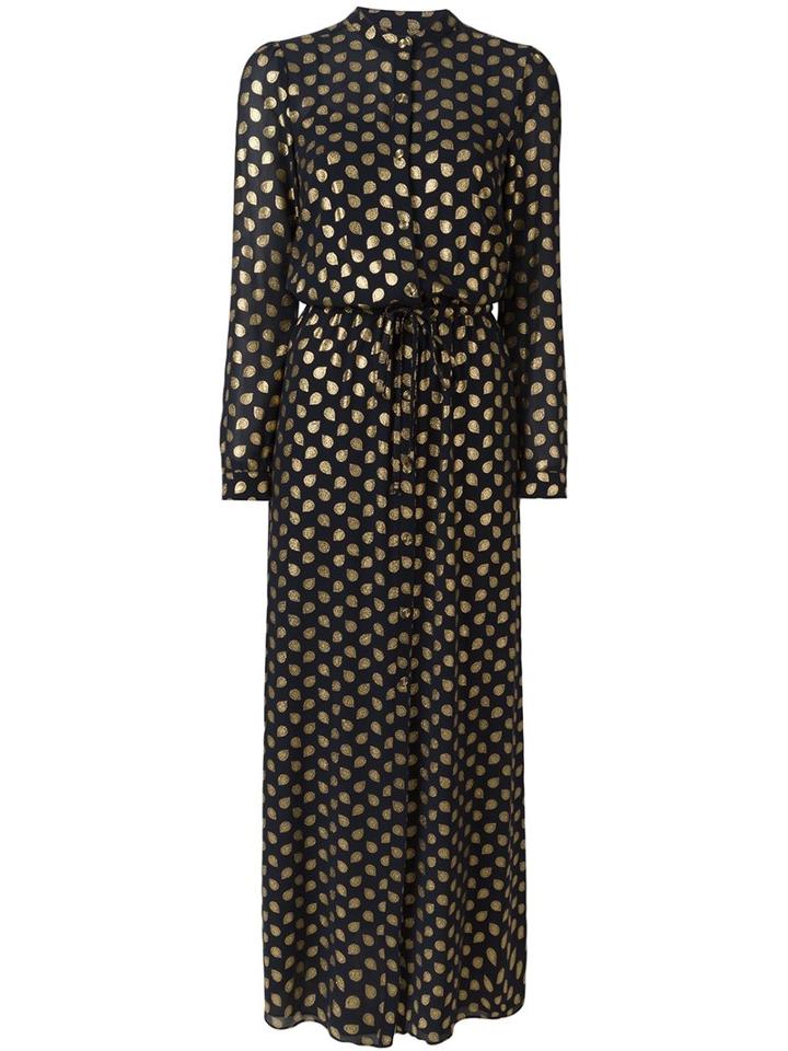 Michael Michael Kors Paisley Print Maxi Shirt Dress