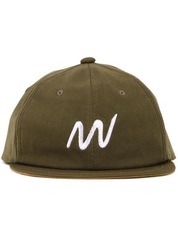 Meanswhile 'b.b' Baseball Cap, Men's, Green, Nylon/polyester