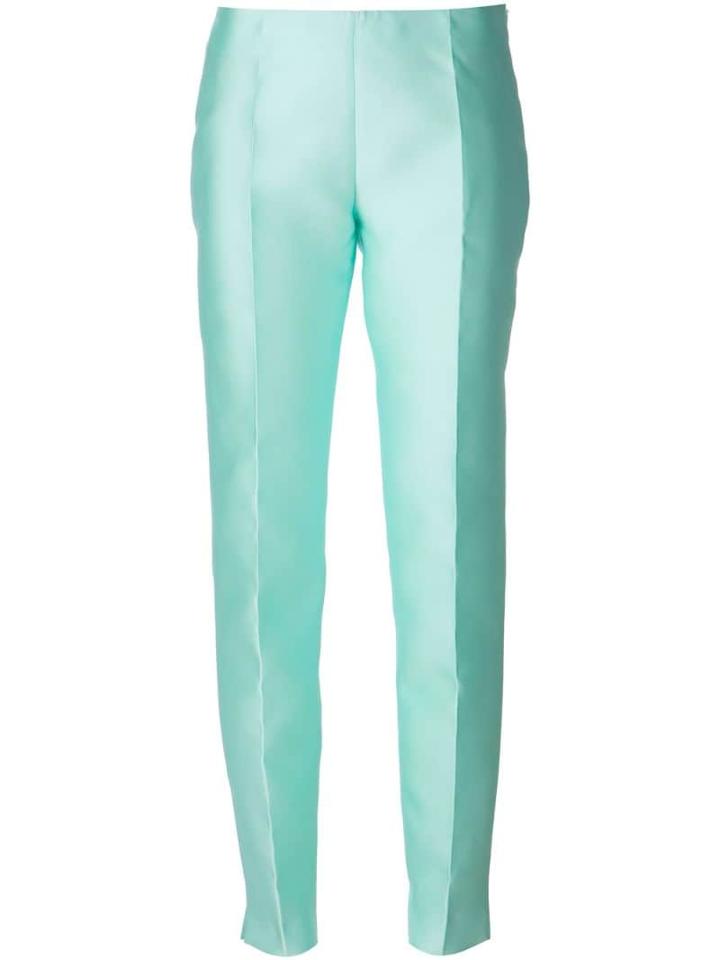Antonio Berardi Front Pleat Trousers - Blue
