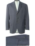 Moschino Vintage Striped Suit, Men's, Size: 52, Black