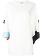 Minki Cheng Ruffled Sleeve Dress
