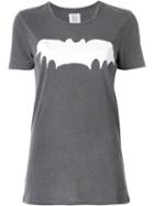 Zoe Karssen Bat Print T-shirt, Women's, Size: Xs, Grey, Cotton/modal/polyester