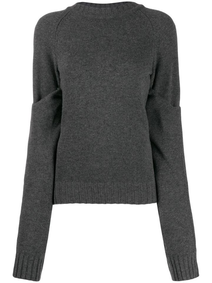 Eudon Choi Slouchy Knit Jumper - Grey